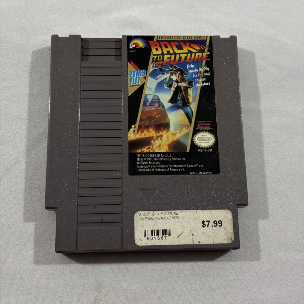 Back to the Future Nintendo Entertainment System 1989 NES Cart Only
